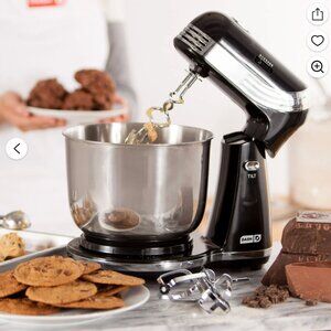 Dash Everyday Stand Mixer: 6 Speeds, 3 Quart Stainless Steel Bowl